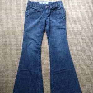 Low-rise Bell bottoms
